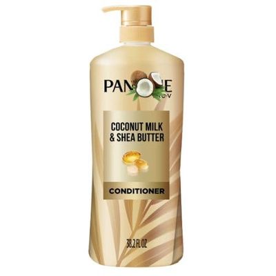 Coconut Milk & Shea Butter Conditioner, 38.2 fl oz - Deep Moisture Conditioner for Curly, Wavy & Dry Hair - Frizz Control, Detangle, For Shine and Softness, Sulfate-Free Hair Softener