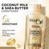 Coconut Milk & Shea Butter Conditioner, 38.2 fl oz - Deep Moisture Conditioner for Curly, Wavy & Dry Hair - Frizz Control, Detangle, For Shine and Softness, Sulfate-Free Hair Softener view 3