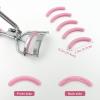 150PCS Pink Eyelash Curler Replacement Pads, Silicone Rubber Refills with Storage Box, Universal Fit Lash Curler Cushions view 2