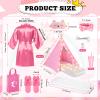 Chunm Slumber Party Teepee Tents Bulk, Complete, 4 Pink, 4 Set view 3