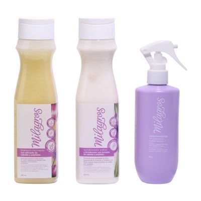 Kit Crecimiento y Antifrizz - Shampoo Crecimiento con extractos de cebolla y pptidos, Acondicionador Antifrizz y fortalecedor con extractos de cebolla y pptidos, Termoprotector desenredante.