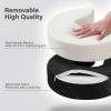 TIMBERHIDE Portable Massage Headrest for Bed, Easy-Install Adjustable Face Cradle with Memory Foam for Couples, Home Spa & Recovery, Fits 6-17 Mattress, Black view 4