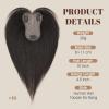 Rich Choices Hair Toppers Real Human Hair for Women 100% Human Remy Toppers With Side Bang Hair Toppers For Thinning Hair No Bang Hairpieces 14 Inch #02 Dark Brown view 3