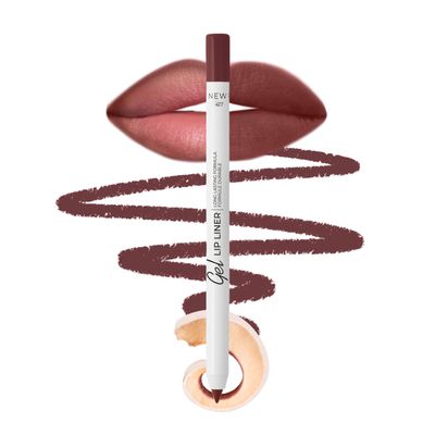 Lamel Gel Lip Liner Pencil Dusty Pink 2-in-1 Waterproof Lip Liner