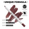 Lamel Gel Lip Liner Pencil Dusty Pink 2-in-1 Waterproof Lip Liner view 4