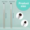 2Pcs Mini Smudge Brush for Eyeliner, 2 Sizes view 2