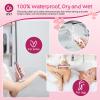 Electric Shaver for Women, Rechargeable Electric Razor,Wet Dry Lady Hair Remover, IPX7 Waterproof, for Legs (Rose Gold) view 2
