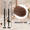 6 Pcs Angled Eyeliner Brush Thin Eyeliner Brush, Gel Eye Liner Brushes Ultra Fine Soft Sable Eye Liner Makeup Tools for Women to Accurately Apply Gel and Wet Powder view 2