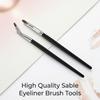 6 Pcs Angled Eyeliner Brush Thin Eyeliner Brush, Gel Eye Liner Brushes Ultra Fine Soft Sable Eye Liner Makeup Tools for Women to Accurately Apply Gel and Wet Powder view 3