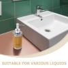 VICASKY Portable Travel Lotion Bottle 250ml Press Pump Dispenser for Bathroom Hand Soap and Shampoo Refillable Foaming Cleansing Foam Bottle view 3