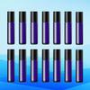 LALADEFIEE 5ml Bottles for Glass Blue Roll-on 24Pcs Essential Oils view 3