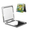 LDTCLND Cartoon Frog Square Compact Mirror for Purse, Portable Travel Makeup Mirror with 1x 2X Magnification, Small Folding Hand Mirror Gift for Women, Girls, Mom (2.76") view 1