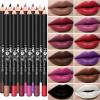 7V HOME BEAUTY 12PCS Lip Liner Pencil, Waterproof Long-Lasting Matte Multifunctional Lip Pencil 12 Colors Lip Liner Set (SET B) view 1