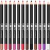 7V HOME BEAUTY 12PCS Lip Liner Pencil, Waterproof Long-Lasting Matte Multifunctional Lip Pencil 12 Colors Lip Liner Set (SET B) view 2