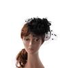 CDGTHYU Headdress Mesh Hairpin Bow Small Top Hat Hair Accessories Headband view 2