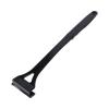 Qinlorgo Back Hair Trimmer, Manual Foldable Body Hair Remover, Long Handle Shavers with 3 Layers Cutter & No Electricity Needed, Ideal for Men, 44cm view 2
