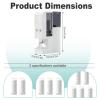 SHAHRYAR Hot Face Towel Warmer, Hot Towel Warmer, 5 S Fast Heating & Automatic Dispenser, Constant 55c (131f) Temperature Control,Wall-Mount or Countertop Use Machine+40Towels view 4
