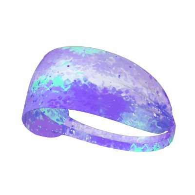 Sport Headbands for Women Men, Abstract Print Moisture Wicking Sweat Headbands, Suitable for Fitness Running Cycling Hiking Yoga Baseball 136