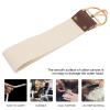 NinthAvenue Basics Canvas Razor Strop Double-layer Sharpening Strap Barber Sharpening Belt for Straight Razors and Shaving Tools view 3