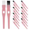 MOBUTOFU 60pcs Electric Razor Cleaning Brush - Utility Nylon Crevice Detail Brushes - Dust Removal Tool for Nose Hair Trimmer Machine and Tight Space Cleaning view 1