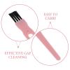 MOBUTOFU 60pcs Electric Razor Cleaning Brush - Utility Nylon Crevice Detail Brushes - Dust Removal Tool for Nose Hair Trimmer Machine and Tight Space Cleaning view 3