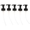 GETAJGHSD 5pcs 42mm Pp Plastic Lotion Dispenser Pump Heads, Hand Pump Dispenser for Liquid Soap and Shampoo Bottles, Black, Compatible Bathroom and Personal Care Containers view 1