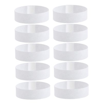 ULTECHNOVO 50pcs Disposable Stretch Facial Headbands for Women Elastic Spa Hairbands with Adjustable Tape Non-woven Skincare Accessories for Spa and Beauty Treatments