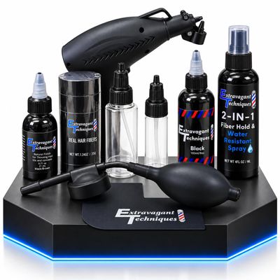 Extravagant Techniques Hair Fiber Enhancement Kit, Black