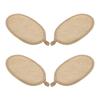 HOMSFOU 4pcs Natural Loofah Exfoliating Body Scrubbers with Strap, Skin Exfoliator Pads for Bath and Shower, Loofah Back Scrubber Suitable for Gentle Dead Skin Removal view 1