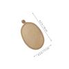 HOMSFOU 4pcs Natural Loofah Exfoliating Body Scrubbers with Strap, Skin Exfoliator Pads for Bath and Shower, Loofah Back Scrubber Suitable for Gentle Dead Skin Removal view 2
