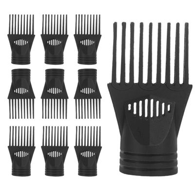 ABOOFAN 10pcs Hair Dryer Comb Attachment Nozzle for Styling Wide Blow Dryer Comb Replacement Tool for Salon and Home Use Reusable Concentrator Nozzle
