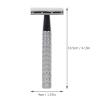 RUNROTOO Vintage Dual-edge Safety Razor Manual Beard Shaver Double-edge Cutter for Men Traditional Wet Shaving Barber Grooming Tool with Replaceable Blades view 2