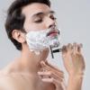RUNROTOO Vintage Dual-edge Safety Razor Manual Beard Shaver Double-edge Cutter for Men Traditional Wet Shaving Barber Grooming Tool with Replaceable Blades view 4