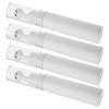 BETOOKY 4pcs 5ml White Rollerball Bottles for Eye Cream with Stainless Steel Ball Applicator, Refillable Travel Essential Oil Roll on Bottles for Facial Serum and Massage view 1