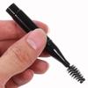 Healifty 3pcs Mini Eyebrow Wand and Eyelash Brush Set with Cap, Black Short Handle Eye Brow Brush Comb for Precision Grooming and Makeup Application view 4