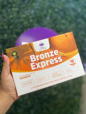 Kit Banho De Lua - Ba-baloo, Brazilian Bronze Express Premium At-Home Hair bleach kit, sun bath & tan. Contains 7 Items.