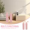 Hemobllo 4 Pack Pink PE Travel Shampoo Bottles 260ml Leakproof Squeeze view 3