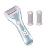 Abaodam Electric Abs Foot File Rechargeable Pedicure Callus Remover with Digital Display for Dead Skin Removal at Home Blue Cordless Foot Care Device and Cracked Heels view 1