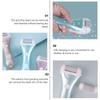 Abaodam Electric Abs Foot File Rechargeable Pedicure Callus Remover with Digital Display for Dead Skin Removal at Home Blue Cordless Foot Care Device and Cracked Heels view 3