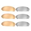 ABOOFAN 6pcs French Hair Barrette Clips Oval Metal Snap Hair Clips for Women in Gold and Silver for Formal Occasions and Daily Use view 1