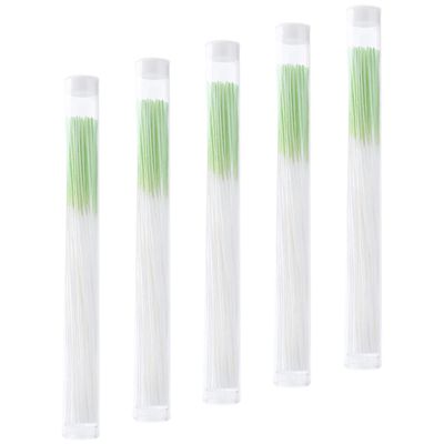 TOKIDNY 350 Pieces Ear Piercing Cleaning Floss Lines Set with 70 Reinforced Colored Tubes, Disposable Ear Hole Cleaner for Adults, Piercing Aftercare Tool to Remove Dirt and Odor