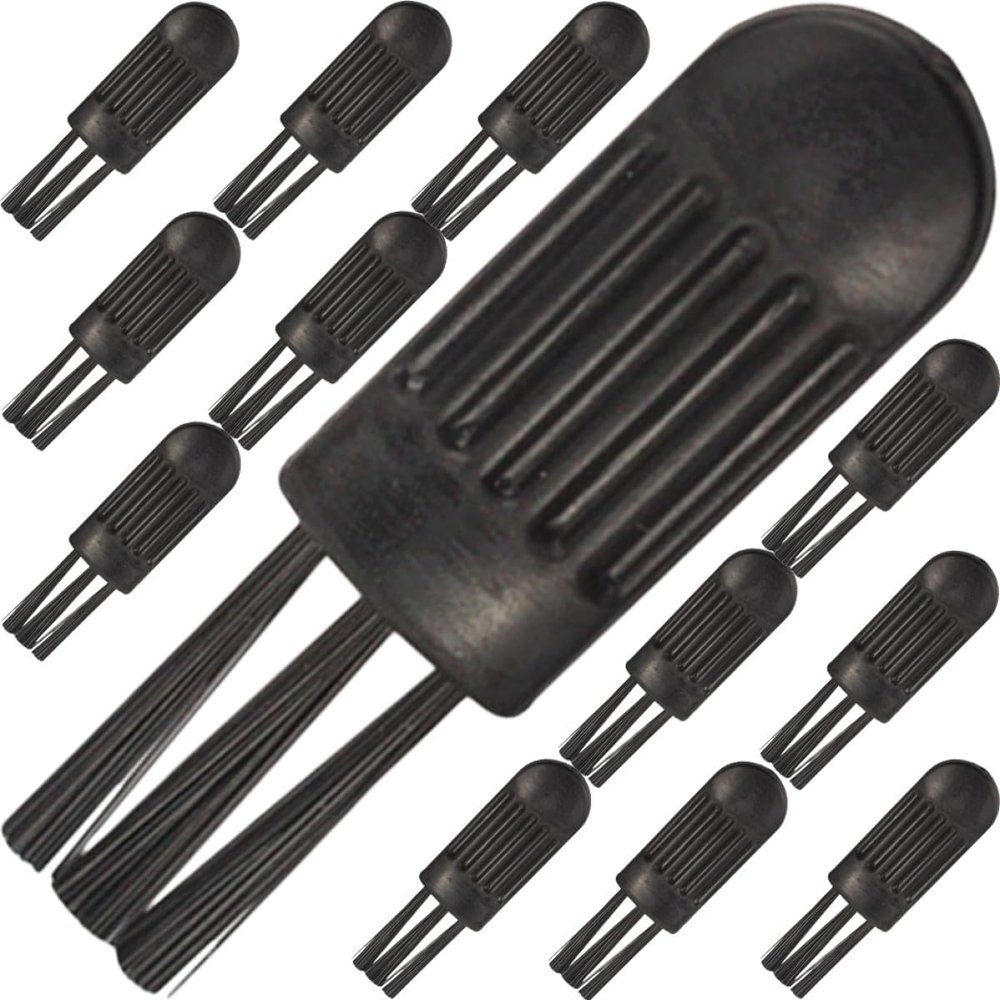 ULTECHNOVO 100pcs Mini Cleaning Brushes Multipurpose Plastic Hair Remover for Electric Shavers Nose Beard Trimmer Clipper Cleaner Portable Personal Care Tool