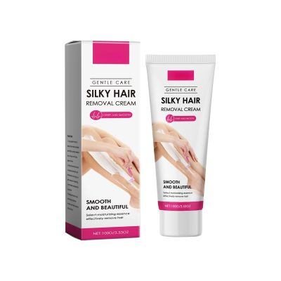 Gentle Hair Removal Cream: Quickly Softens Hair, Easy To Apply, Moisturizes Dry Skin, And Leaves Skin Smooth For A Long Time.(3pcs)