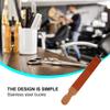JEWEDECO Leather Razor Strop Double-sided Sharpening Strap for Straight Razors with Hanging Buckle, Cowhide Barber Strop for Men's Shaving Accessories view 3
