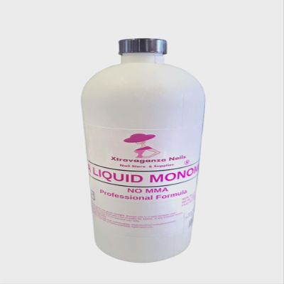 Xtravaganza Nails EMA Liquid Monomer, No MMA Professional Formula, Non-Yellowing, Fast Set, 32 fl oz