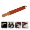 Didiseaon Leather Razor Strop Dual Straps Barber Sharpening Cloth Cowhide Straight Razor Strop for Men's Shaving Accessories view 4