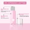 MIRVIAST Heart-Shaped Design Blackhead Remover Tool, Stainless Steel Skincare Tools Facial Cleansing Scraper, Skin Scrubber Face Spatula for Nose and T-Zone, Skin Care Tool for Men and Women (Pink) view 2