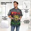Srengjodk Waterproof Hairdresser Apron, Multiple Pockets Professional Salon Spa Hair Stylist Vest Cosmetology Apron Pet Groomer Work Clothes Jamaican Shirts Lion Print L L view 4