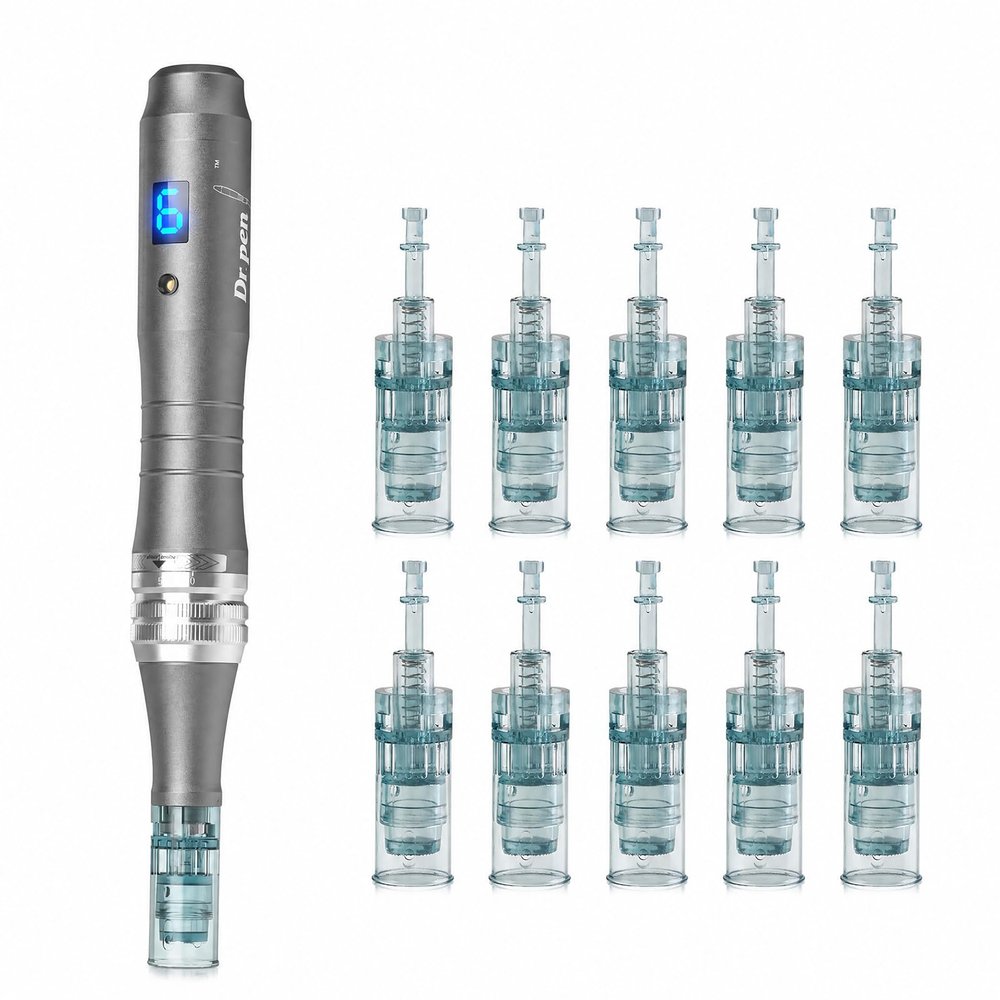 Microneedling Derma Roller Pen for Home Use Micro Needle Roller Tool for Women and Men 0.25mm