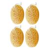 BCOATH 4pcs Honeycomb Bath Sponges for Shower and Bath, Exfoliating Body Scrubbers with Deep Cleansing Texture, Reusable Back Scrubber for Men and Women Bathroom Use view 1